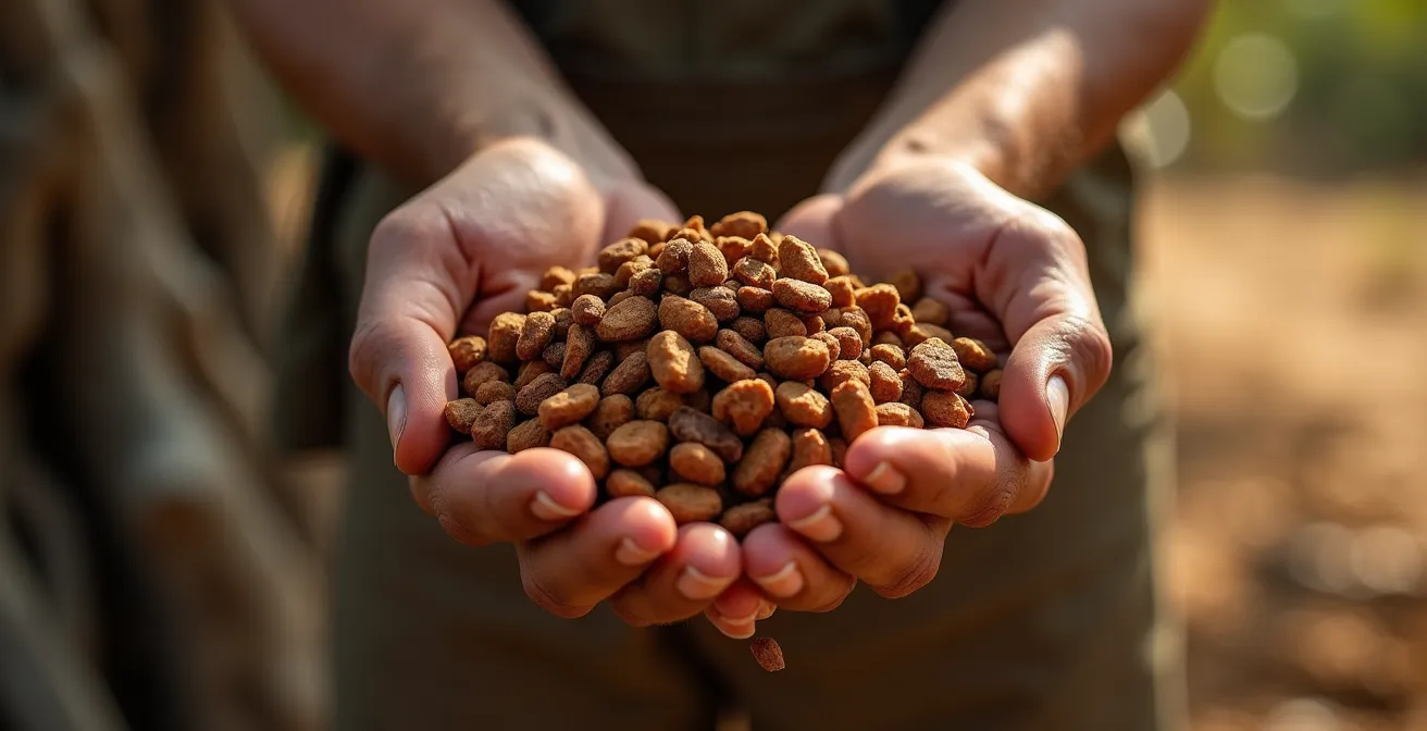 Johannisbrotschoten-Ernte als Superfood aus Mallorca