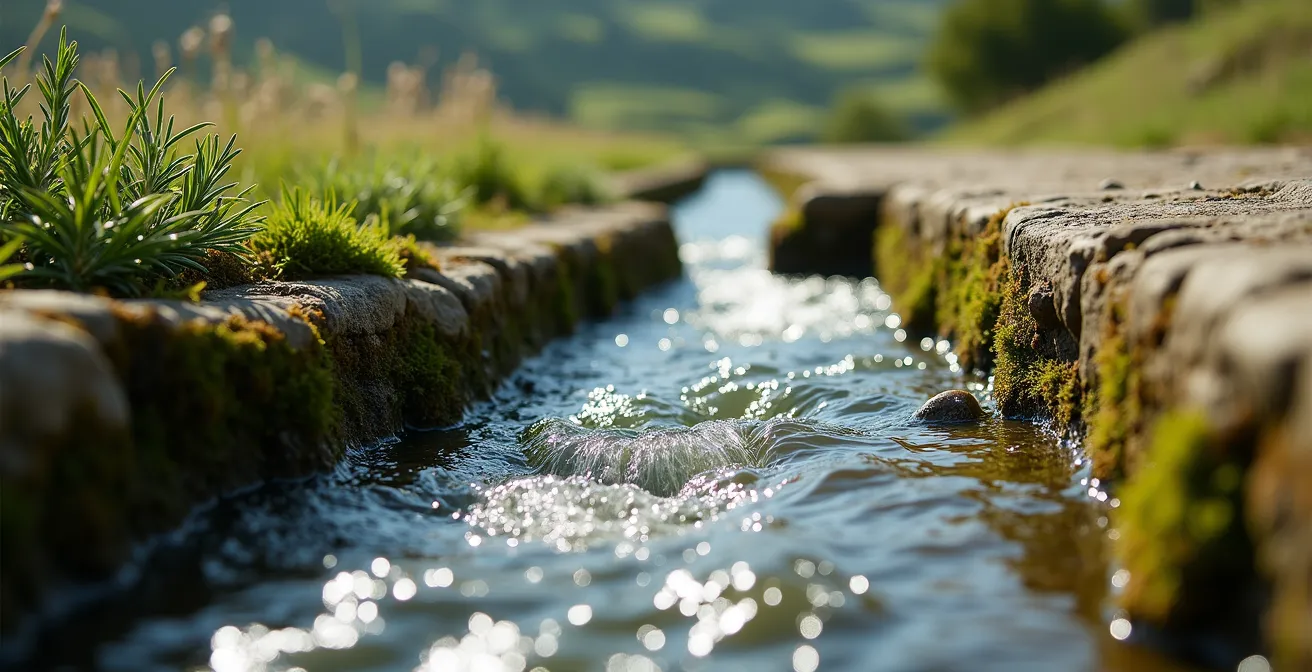 Historische Wasserleitsysteme und moderne Bio-Finca in Mallorca